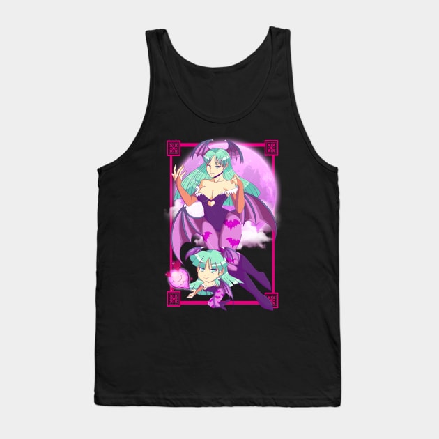 Morrigan & Chibi Morrigan Tank Top by SenpaiLove